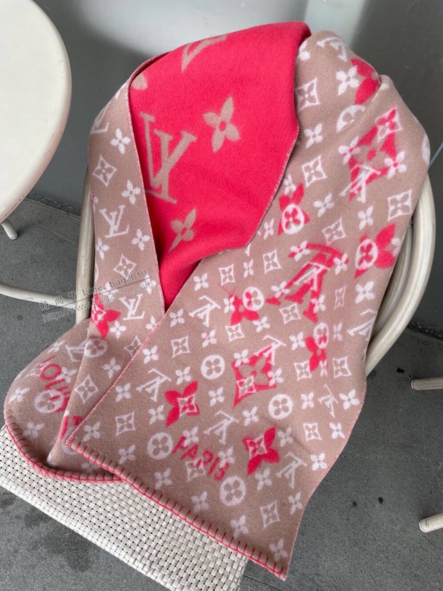 Louis Vuitton圍巾 路易威登提花Monogram圖案圍巾圍脖 LV秋冬新款ALLYOUNEED圍巾  mmj1415